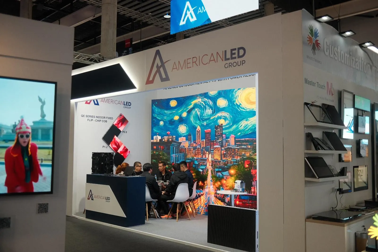 American LED Group Stand Design
