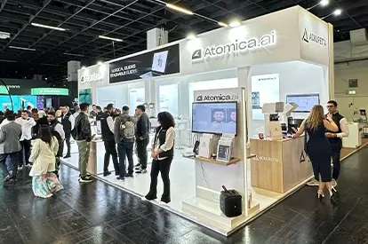 Atomica.ai Stand Design 2025