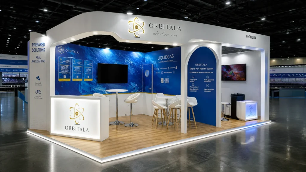 Orbitala Connect Booth Builder Displays
