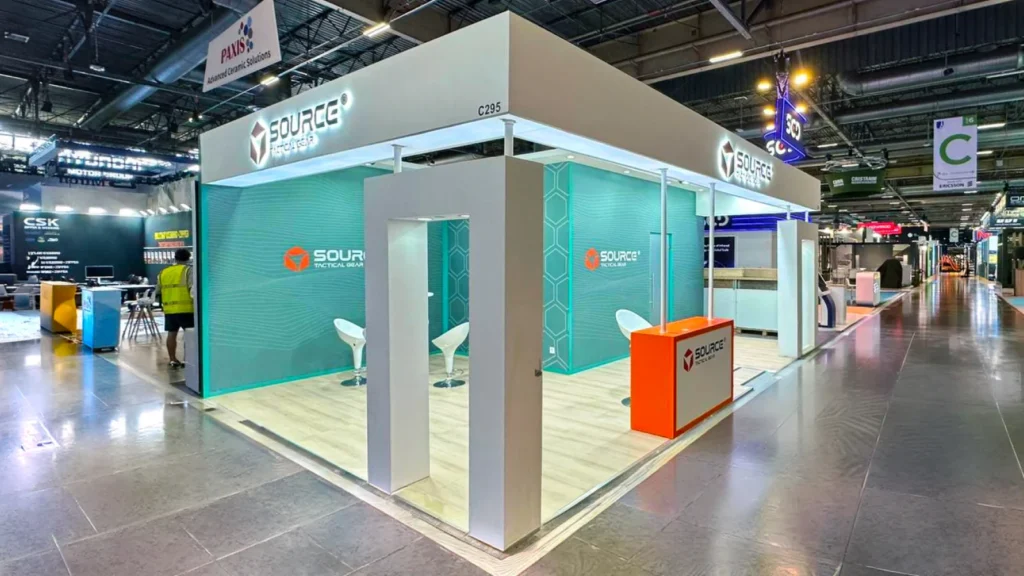 Source Connect Booth Builder Displays